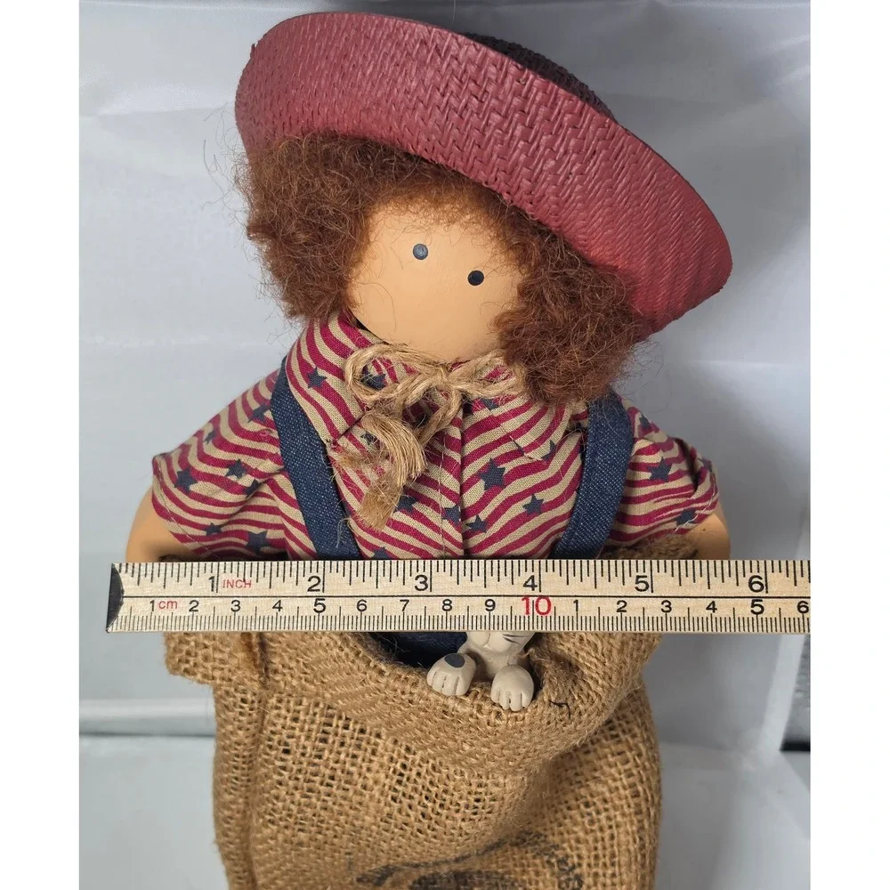 Lizzie High Jack Valentine Doll 1498 Handcrafted Americana Folk Art 2000 USA